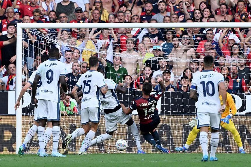 Inter struggles to secure a draw against Genoa