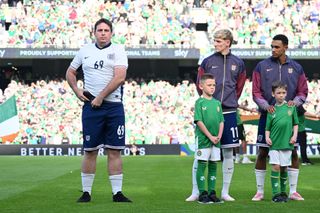 Identity of the pitch invader during England's Nations League victory against Ireland?