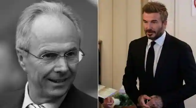 David Beckham Pays Respects at Former England Manager Sven-Goran Eriksson's Funeral in Sweden