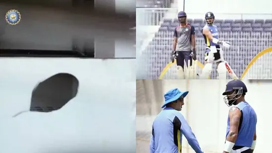 Kohli smashes Chepauk wall with destructive six; shares a heartfelt chat with Gambhir after the match