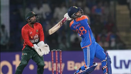 Nitish's Impact felt as India clinch Bangladesh T20I series