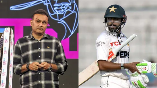 Virender Sehwag's advice to Babar Azam on handling 'diminished expectations' following the removal of former Pakistan Test skipper