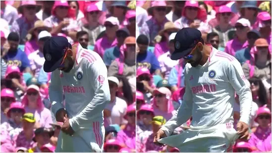 Virat Kohli Mocks Aussie Crowd with Sandpaper Gesture and Pocket-Emptying Gesture After Smith's Dismissal